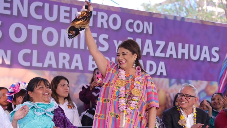 Clara Brugada Molina, aspirante a la Jefatura de Gobierno por la coalición 'Sigamos Haciendo Historia'.