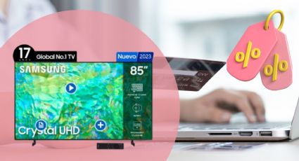 Venta Nocturna Liverpool pone pantalla Samsung de 85" con pago en julio y 21 mil pesos de descuento