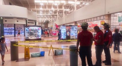 Dos personas resultan lesionadas por caída de plafón en supermercado de Monterrey