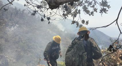Informa SGIRPC de Guerrero que incendio de El Veladero está controlado en un 95%
