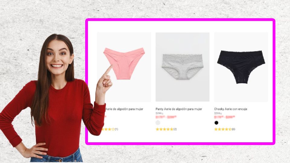 Liverpool tiene ropa interior para mujer en descuento.