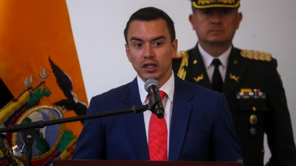 Daniel Noboa, presidente de Ecuador.