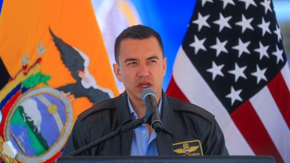 Daniel Noboa, presidente de Ecuador.