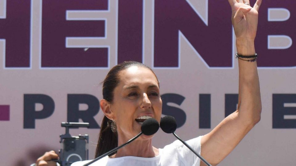Claudia Sheinbaum, candidata presidencial por la coalición 'Sigamos Haciendo Historia'.