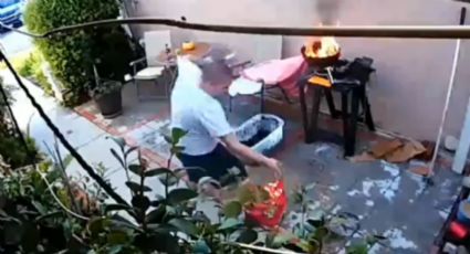 Se cancela la carnita asada, hombre ocasiona incendio al prender el carbón