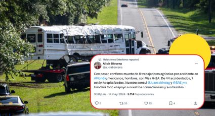 Accidente en Florida: SRE confirma muerte de 8 mexicanos tras choque de camioneta