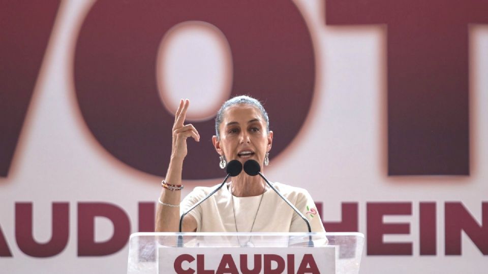 Claudia Sheinbaum Pardo, candidata a la presidencia de la República por Morena.
