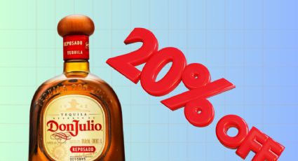 Tequila Don Julio Reposado tiene palomita de Profeco y 200 pesos de descuento en Walmart