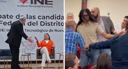 Pedro Garza y Laura Sánchez terminan en una confrontación en debate