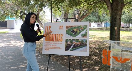 Impulsará Alejandra Morales remodelación al parque Las Arboledas en San Nicolás