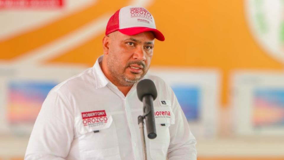 Robertony Orozco, candidato de Morena al Ayuntamiento de Villacorzo, Chiapas.