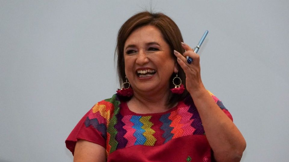 Xóchitl Gálvez, candidata a la presidencia por la coalición Fuerza y Corazón por México (PAN-PRI-PRD).