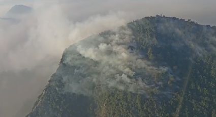 Incendio Forestal en Los Cuartones, Santiago, Nuevo León