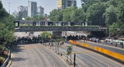 CNTE cierra accesos al AICM, en ambos sentidos de Circuito Interior y protestas en casetas de Tlalpan