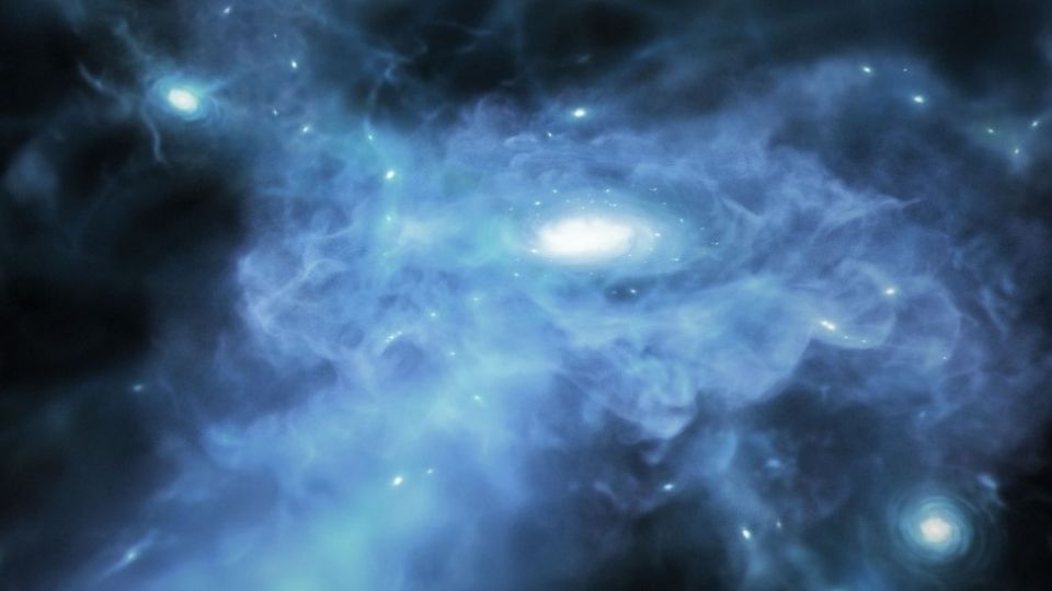 Observan por primera vez el nacimiento de las galaxias más tempranas del universo.