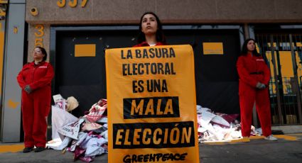 Basura electoral en CDMX equivale a 25 mil toneladas; esto pide Greenpeace México