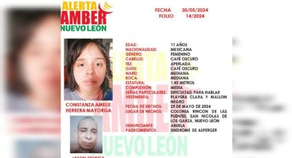 Emiten Alerta Amber, buscan a Constanza Amelie desapareció en San Nicolás