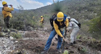 Incendio forestal proveniente de San Luis Potosí pone en alerta a Nuevo León