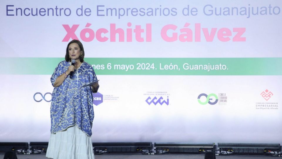 Xóchitl Gálvez, candidata a la Presidencia de la República por la coalición 'Fuerza y Corazón por México' sostuvo un encuentro con empresarios de este estado.