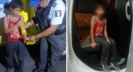 Encuentra Policía de Monterrey a menor extraviado, andaba solo por la calle