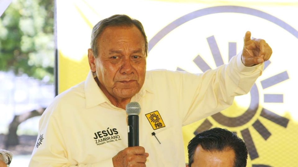 Jesús Zambrano, dirigente nacional del PRD.