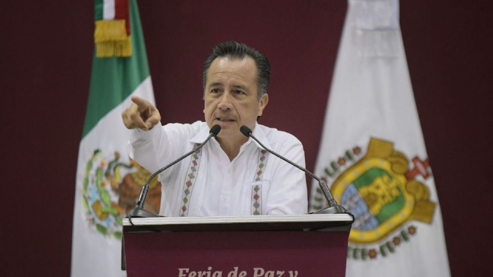 Cuitláhuac García Jiménez, gobernador de Veracruz.