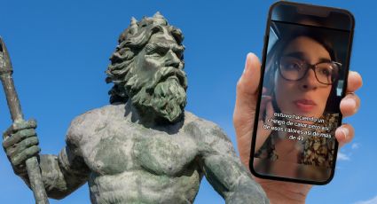 Yucateca afirma que estatua de Poseidón hizo que la Península se inundara y se vuelve viral | VIDEO