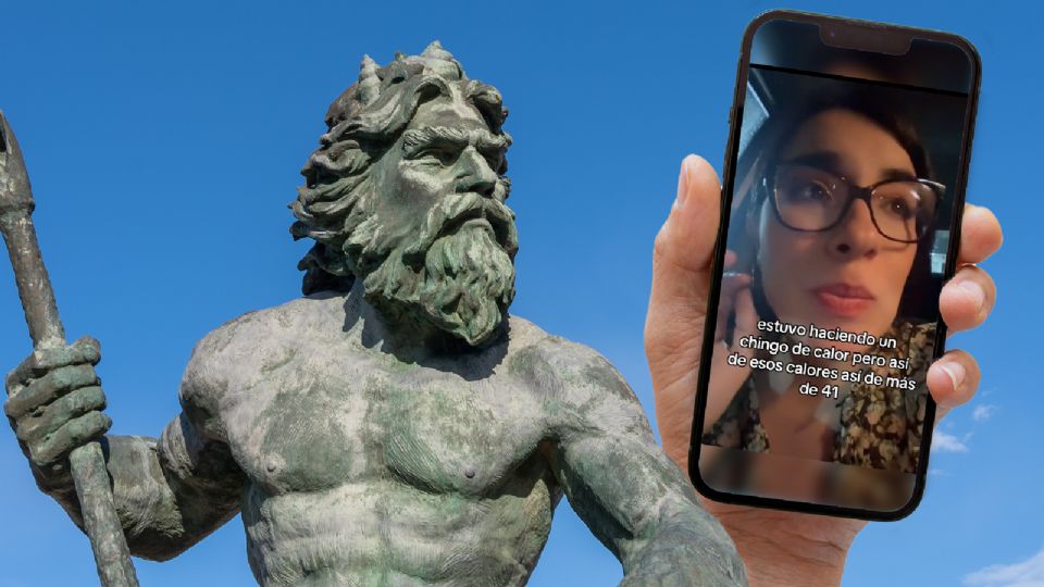 Yucateca afirma que estatua de Poseidón hizo que la Península se inundara y se vuelve viral