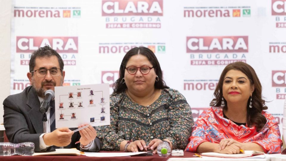 Clara Brugada, candidata a la jefatura de Gobierno en CDMX, ofreció conferencia.