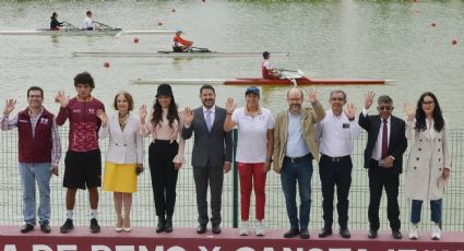 Entrega GCDMX obras de mejoramiento de la Pista de Remo y Canotaje de Cuemanco