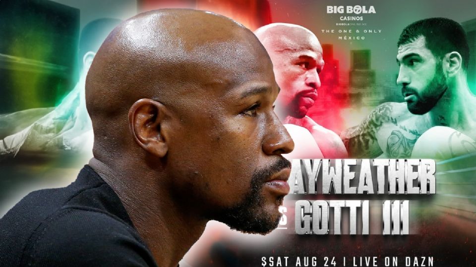 Floyd Maywather Jr, de 47 años de edad, regresa a México para batirse a duelo frente a Gotti III