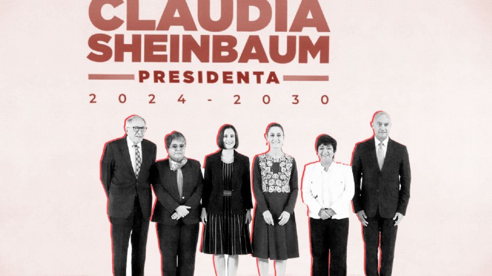 ¿Quienes son los otros seis que presentó Claudia Sheinbaum? +