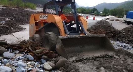 Reparan daños en vías de Sierra de Santiago tras Tormenta Alberto