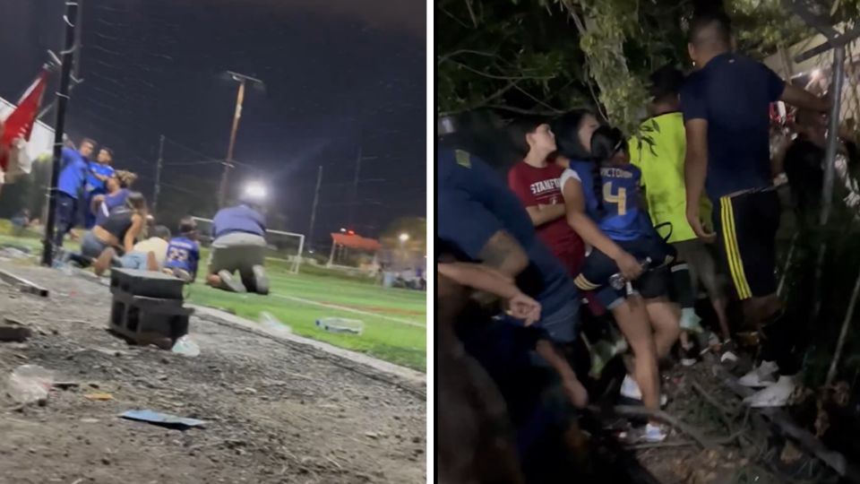 Así vivieron familias balacera afuera de canchas de futbol | VIDEO