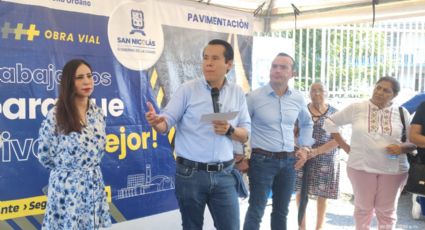 Daniel Carrillo arranca la rehabilitación de calles del centro de San Nicolás