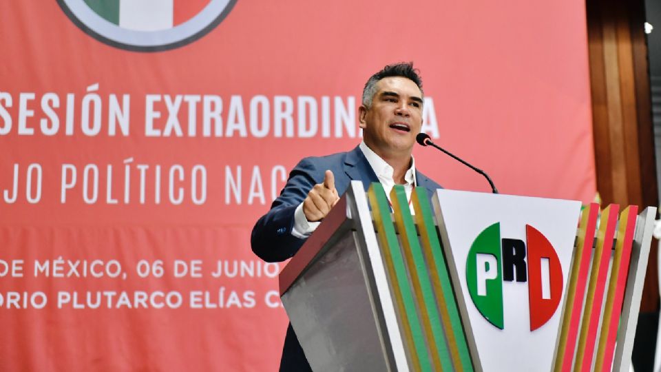 Alejandro Moreno, dirigente nacional del PRI.