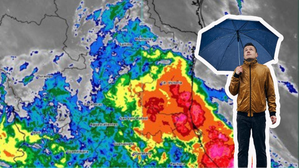 La CONAGUA informó que durante las próximas horas, pudieran registrarse lluvias muy fuertes a intensas se presentarán en estados de noreste de México.