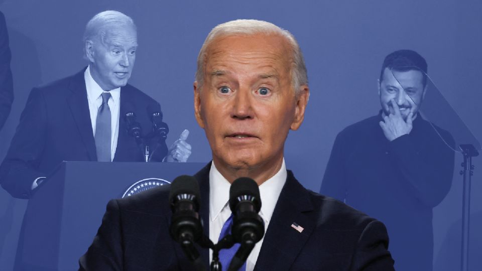 Joe Biden tuvo un lapsus durante una conferencia de prensa de la OTAN.