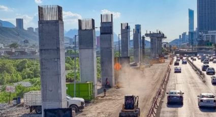Trabajador cae de 4 metros en obras de la Línea 4 del Metro en Monterrey