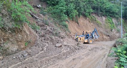 Reabren carretera a Cola de Caballo tras deslave por lluvias