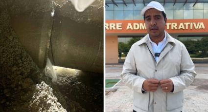 Alcalde de Santa Catarina revela que volvió a fallar reparación de tubería para el abasto de agua