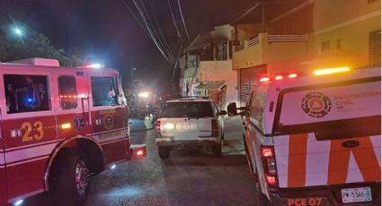 Incendio en la colonia Florida de Monterrey deja un adulto mayor lesionado