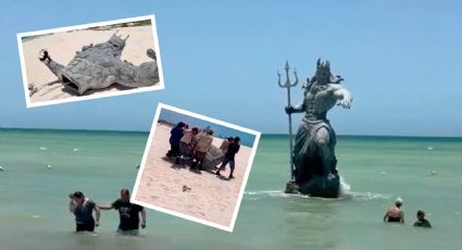 Estatua de Poseidón: ¿quién la construyó y por qué se dice que ya la quitaron de Puerto Progreso?