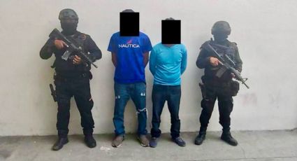 Detienen a hombres con ponchallantas y droga en Anáhuac