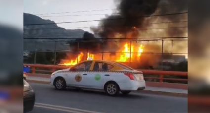 Incendio en Santa Catarina consume bodega