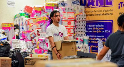 UANL junta 7 toneladas de víveres para afectados por Tormenta 'Alberto'