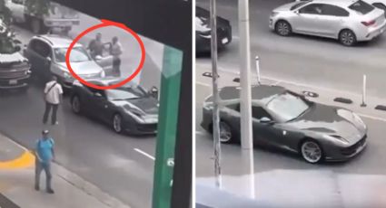 Golpean guardaespaldas a conductor en San Pedro | VIDEO