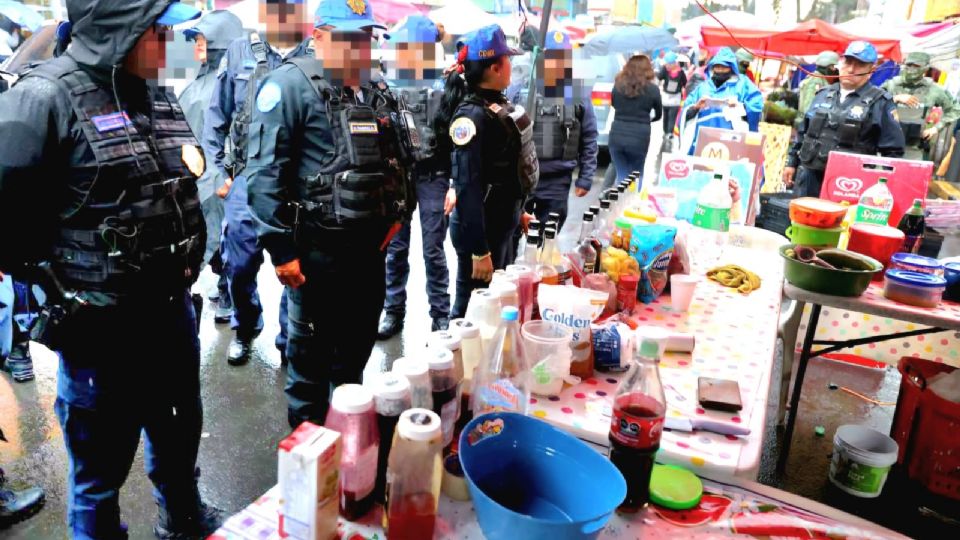 En la alcaldía Coyoacán reforzaron los operativos contra las chelerías en mercados y tianguis.