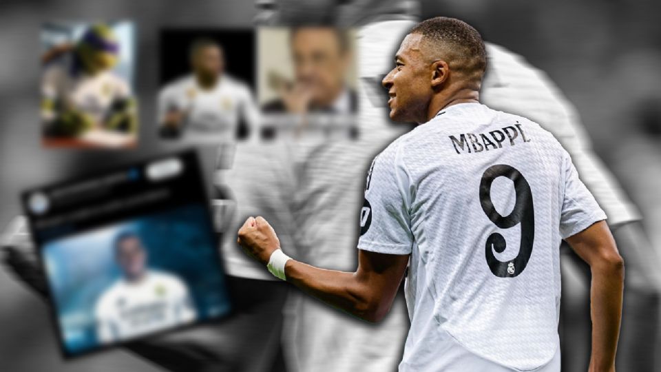 Kylian Mbappé debutó este miércoles con el Real Madrid.