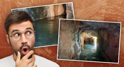 Así luce la cueva con un manantial oculto en La Huasteca, Santa Catarina | VIDEO